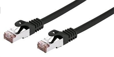 Kabel C-TECH patchcord Cat6, FTP, černý, 0,25m - obrázek produktu