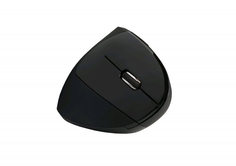 Myš C-TECH VEM-09/ Vertikální/ Optická/ Bezdrátová USB/ Černá - obrázek č. 3