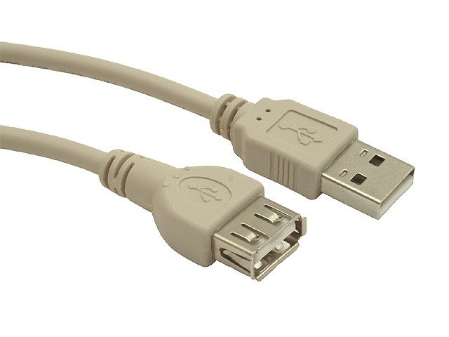 GEMBIRD prodlužovací kabel USB, 0,75m, šedý - obrázek produktu