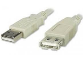 PremiumCord USB 2.0 kabel prodlužovací, A-A, 0,5m - obrázek produktu