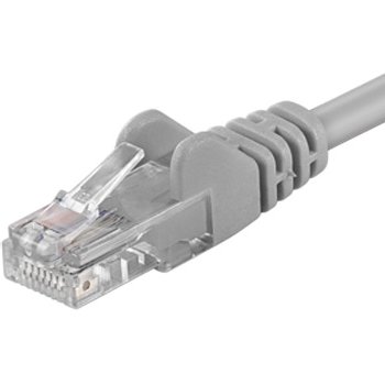 PremiumCord Patch kabel UTP RJ45-RJ45 CAT6 7m šedá - obrázek produktu
