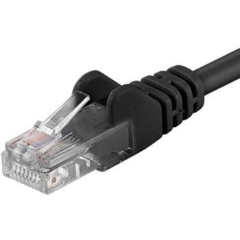 PremiumCord Patch kabel UTP RJ45-RJ45 level 5e 2m černá - obrázek produktu