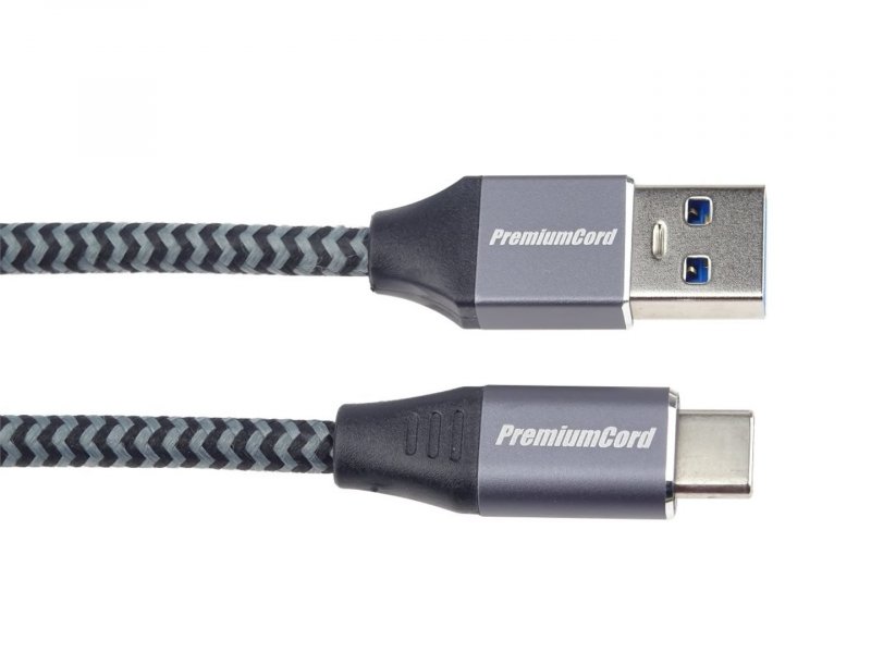 PremiumCord kabel USB-C - USB 3.0 A (USB 3.1 generation 1, 3A, 5Gbit/ s) 3m oplet - obrázek č. 4