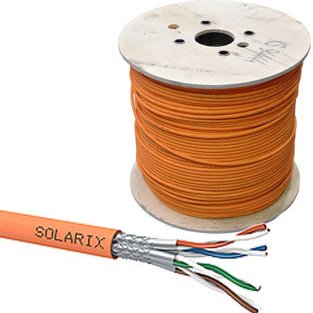 Instalační kabel Solarix CAT7A SSTP LSOHFR B2ca-s1,d1,a1 500m/ cívka SXKD-7A-1200-SSTP-LSOHFR-B2ca - obrázek produktu