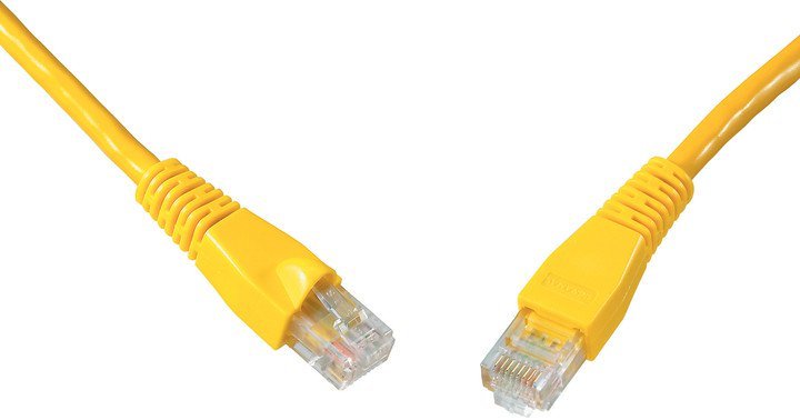 SOLARIX patch kabel CAT6 UTP PVC 5m žlutý snag proof - obrázek produktu