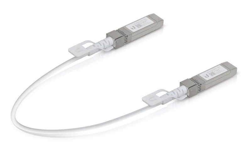Ubiquiti UC-DAC-SFP+, UniFi SFP DAC Patch Cable, 0,5m, 10Gbps, bílý - obrázek č. 1