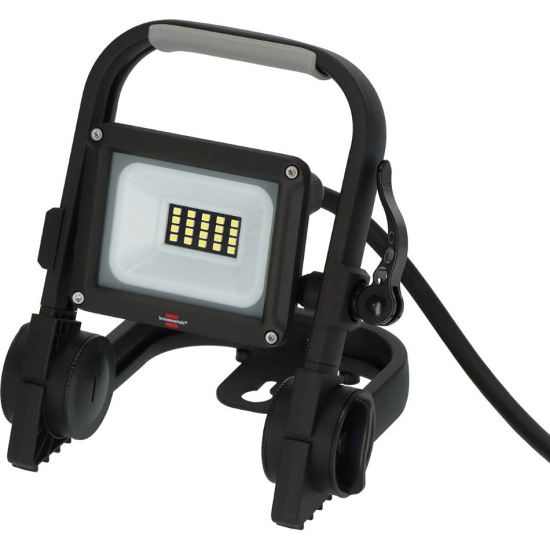 Mobilní LED stavební lampa JARO 1060 M / LED nouzové osvětlení pro venkovní 10W (pracovní světlo s 2m kabelem a rychloupínacím o - obrázek č. 1
