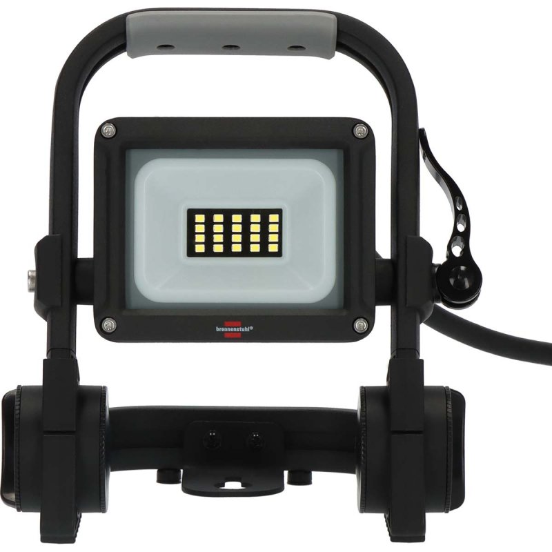Mobilní LED stavební lampa JARO 1060 M / LED nouzové osvětlení pro venkovní 10W (pracovní světlo s 2m kabelem a rychloupínacím o - obrázek produktu
