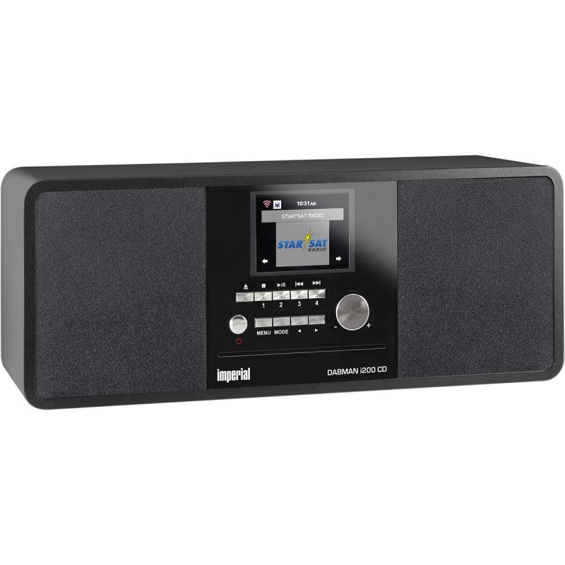 DABMAN i200 CD Multifunkční rádio DAB+ / FM / Internet / Bluetooth černé 22-236-00 - obrázek č. 1
