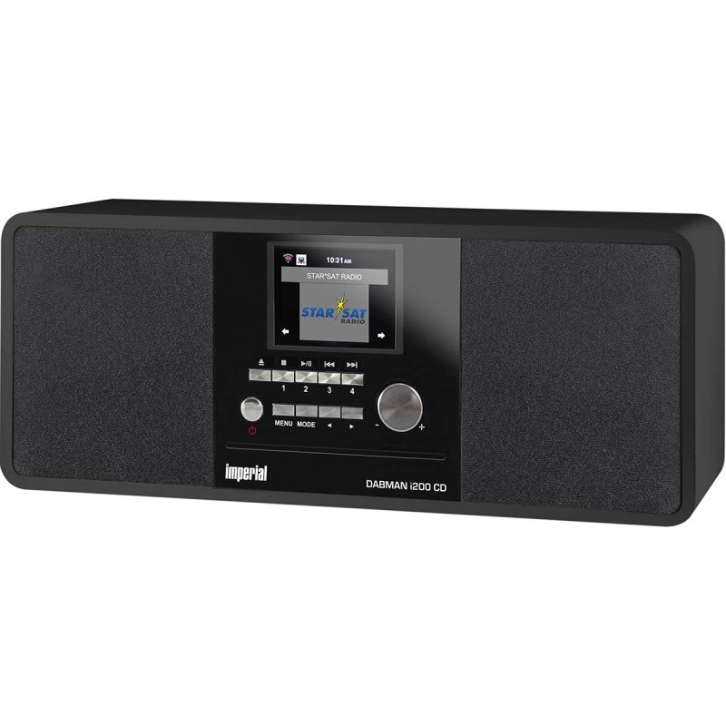 DABMAN i200 CD Multifunkční rádio DAB+ / FM / Internet / Bluetooth černé 22-236-00 - obrázek č. 2