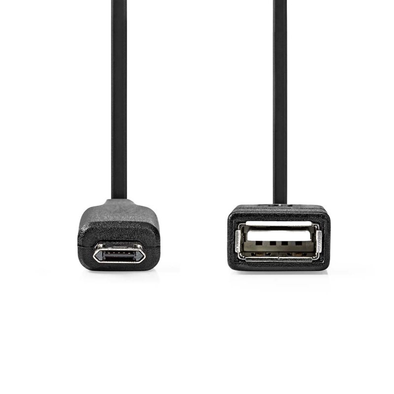 USB Micro-B Adaptér | USB 2.0  CCGB60515BK02 - obrázek produktu