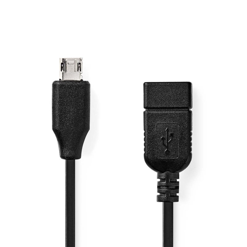 USB Micro-B Adaptér | USB 2.0  CCGB60515BK02 - obrázek č. 1