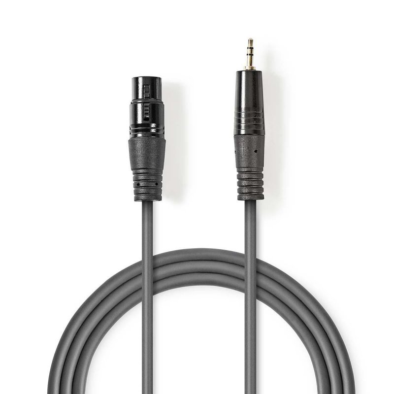 Vyvážený Audio kabel | XLR 3kolíková Zásuvka  COTH15320GY10 - obrázek produktu