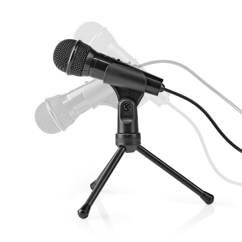 Mikrofon | Pro použití: Notebook / Smartphone / Stolní / Tablet  MICTJ100BK - obrázek č. 3