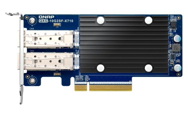 QNAP QXG-10G2SF-X710 - 2x 10GbE SFP+, PCIe Gen3 x8 - obrázek produktu