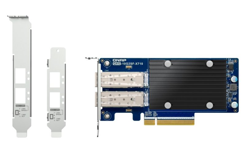 QNAP QXG-10G2SF-X710 - 2x 10GbE SFP+, PCIe Gen3 x8 - obrázek č. 6