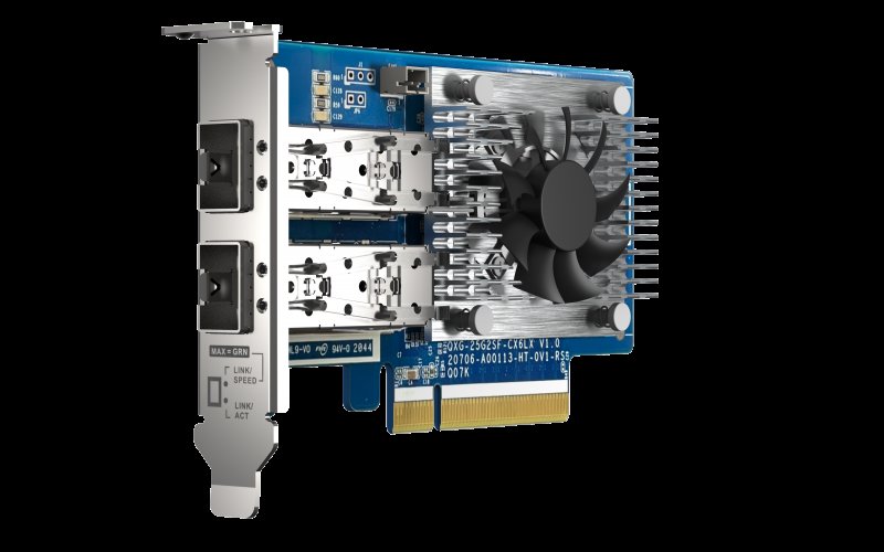 QNAP QXG-25G2SF-CX6 - 25GbE (2porty) PCIe karta, nízký profil, PCIe Gen4 x8 - obrázek č. 1