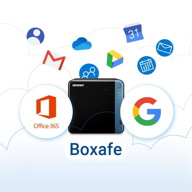 QNAP LS-BOXAFE-M365-100USER-1Y - Boxafe for Microsoft 365,  100 Users, 1 Year , Physical Package - obrázek produktu