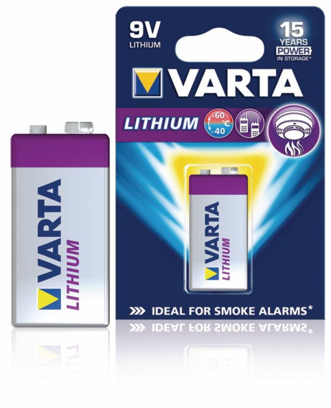 Lithiová Baterie 9V 9 V 1-Blistr VARTA-CR9V - obrázek č. 1