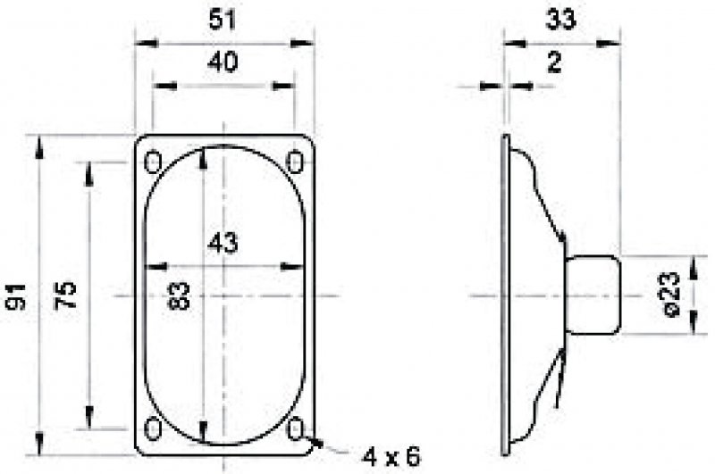 SC5 - 8 Ohm 13mm (0,5") Magneticky stíněný polykarbonátový kupolový měnič VS-SC5 - obrázek č. 3