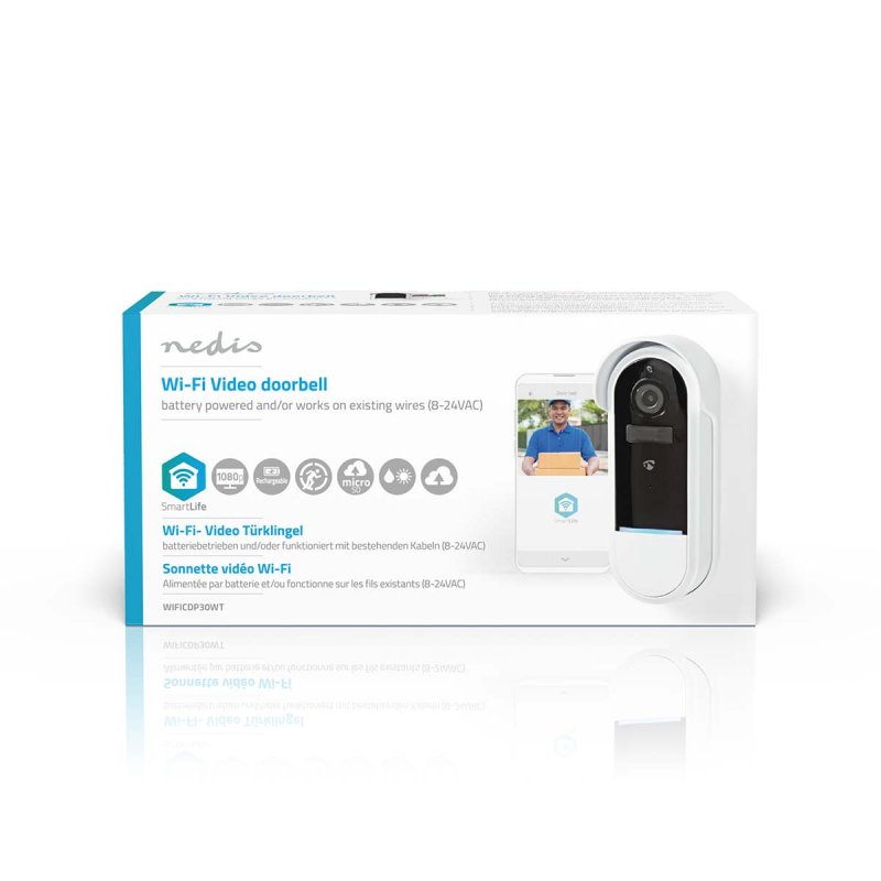 SmartLife Dveřní Video Telefon  WIFICDP30WT - obrázek č. 2