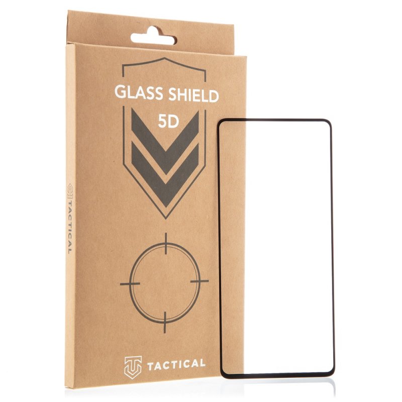 Tactical Glass Shield 5D sklo pro Xiaomi Redmi Note 13 Pro 4G/ 5G Black - obrázek produktu