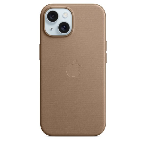 iPhone 15 FineWoven Case with MS - Taupe - obrázek produktu