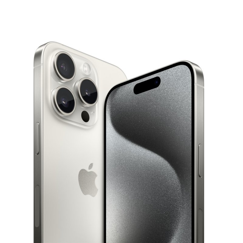 Apple iPhone 15 Pro Max/ 1TB/ White Titan - obrázek č. 1