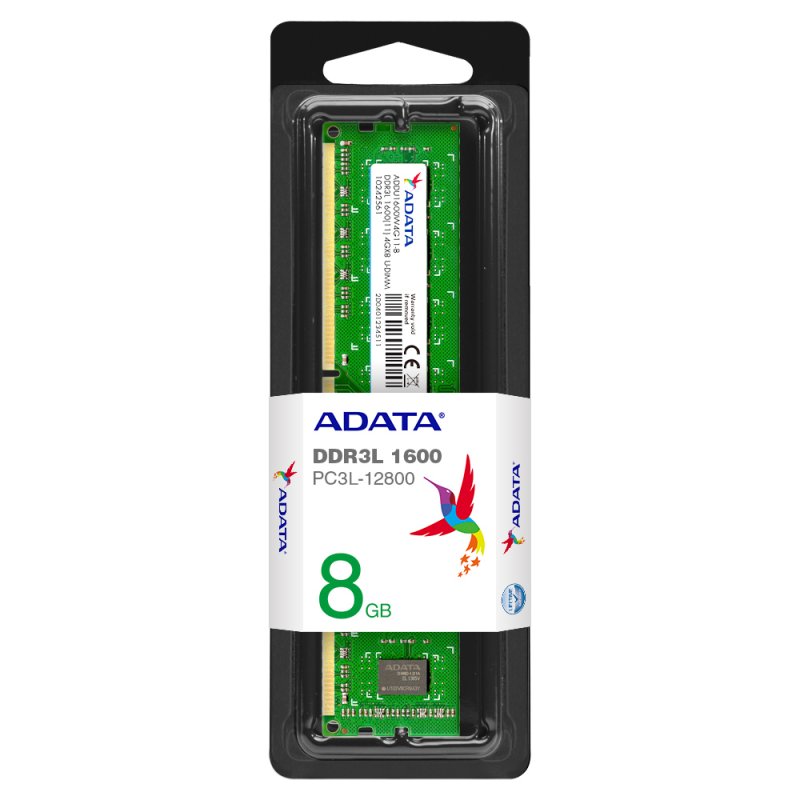 Adata/ DDR3L/ 8GB/ 1600MHz/ CL11/ 1x8GB - obrázek č. 1