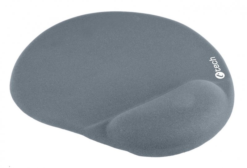 Podložka pod myš gelová C-TECH MPG-03GR, šedá, 240x220mm - obrázek produktu