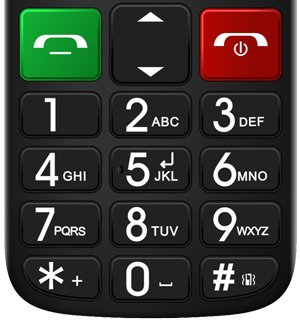 EVOLVEO EasyPhone FL, mobilní telefon pro seniory s nabíjecím stojánkem, černá - obrázek č. 7