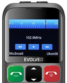 EVOLVEO EasyPhone ET, mobilní telefon pro seniory s nabíjecím stojánkem, stříbrná - obrázek č. 11