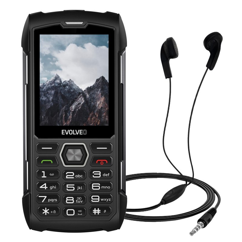 EVOLVEO StrongPhone H1, vodotěsný odolný Dual SIM telefon, černá-šedá - obrázek č. 9