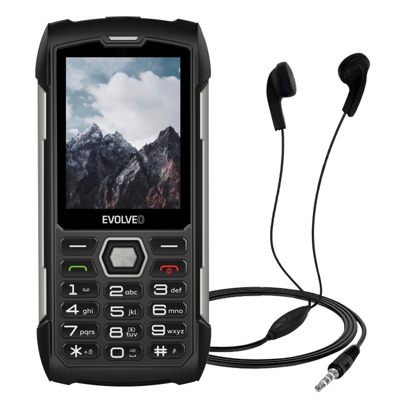 EVOLVEO StrongPhone H1, vodotěsný odolný Dual SIM telefon, černá-stříbrná - obrázek č. 9