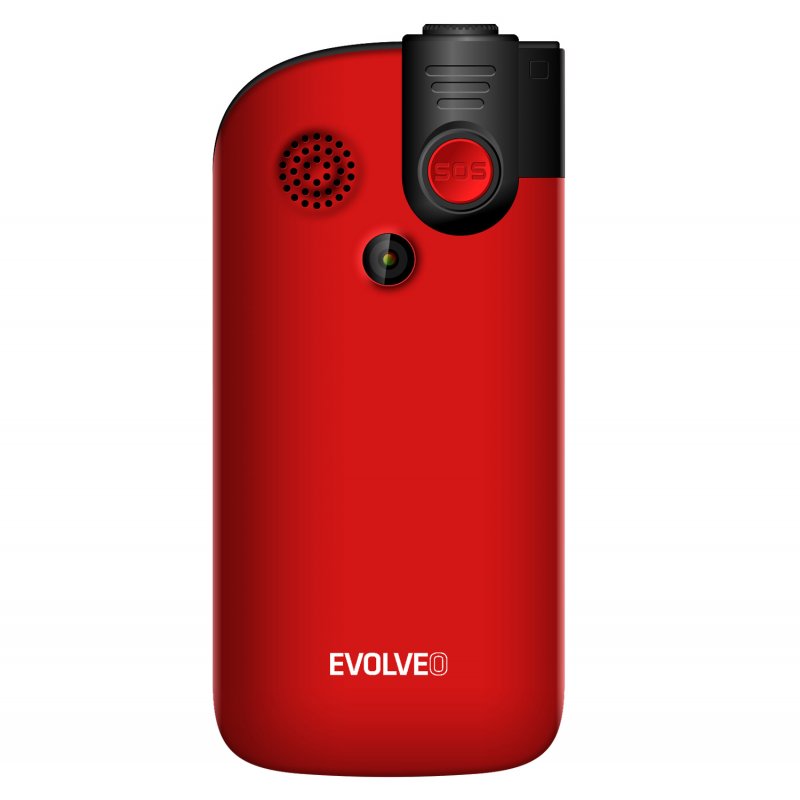 EVOLVEO EasyPhone FL, mobilní telefon pro seniory s nabíjecím stojánkem, červená - obrázek č. 3