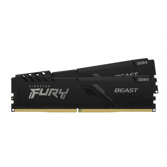 Kingston FURY Beast/ DDR4/ 8GB/ 3200MHz/ CL16/ 2x4GB/ Black - obrázek produktu