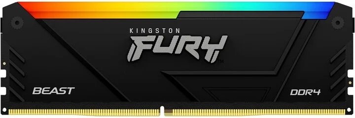 Kingston FURY Beast/ DDR4/ 64GB/ 3600MHz/ CL18/ 2x32GB/ RGB/ Black - obrázek č. 1