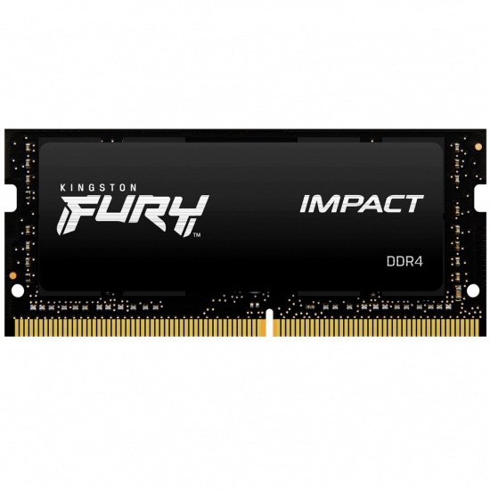 Kingston FURY Impact/ SO-DIMM DDR4/ 8GB/ 3200MHz/ CL20/ 1x8GB/ Black - obrázek produktu