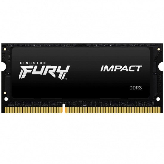Kingston FURY Impact/ SO-DIMM DDR3L/ 8GB/ 1866MHz/ CL11/ 1x8GB/ Black - obrázek produktu