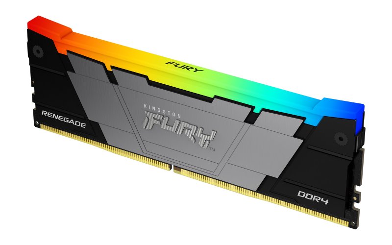 Kingston FURY Renegade/ DDR4/ 8GB/ 3200MHz/ CL16/ 1x8GB/ RGB/ Black - obrázek č. 2