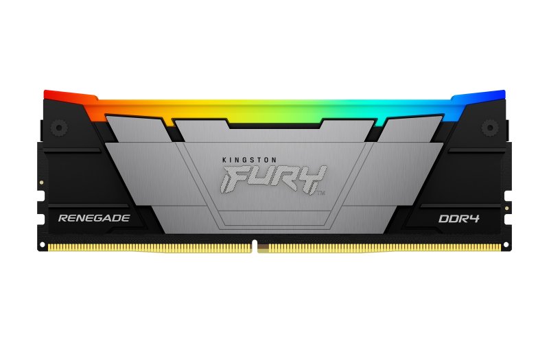 Kingston FURY Renegade/ DDR4/ 8GB/ 3200MHz/ CL16/ 1x8GB/ RGB/ Black - obrázek produktu