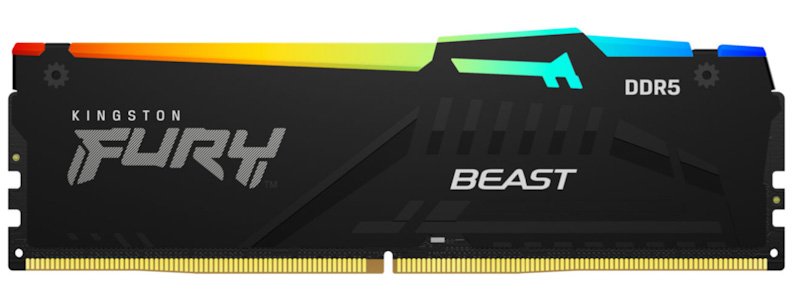 Kingston FURY Beast/ DDR5/ 8GB/ 4800MHz/ CL38/ 1x8GB/ RGB - obrázek produktu