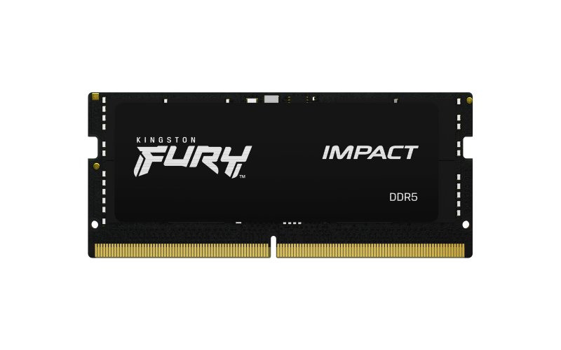 Kingston FURY Impact/ SO-DIMM DDR5/ 32GB/ 4800MHz/ CL38/ 1x32GB/ Black - obrázek produktu