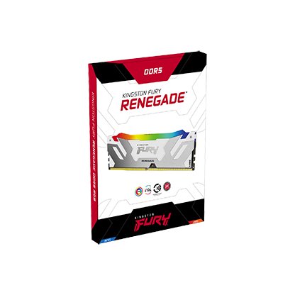 Kingston FURY Renegade/ DDR5/ 16GB/ 7200MHz/ CL38/ 1x16GB/ RGB/ White - obrázek č. 2
