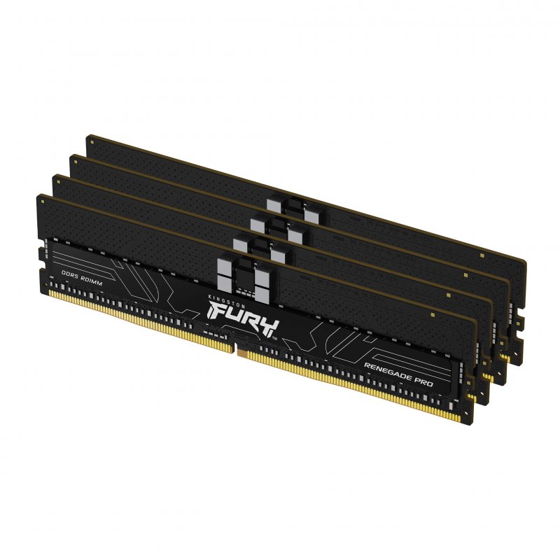 Kingston FURY Renegade Pro/ DDR5/ 64GB/ 6000MHz/ CL32/ 4x16GB/ Black - obrázek č. 1