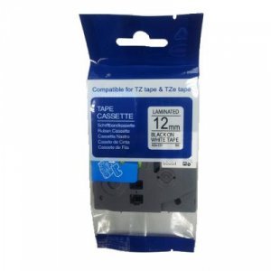 PRINTLINE kompatibilní páska s Brother TZE-231, TZ-231, 12mm, černý tisk/bílý podklad - obrázek produktu