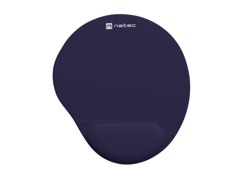 Podložka pod myš ergonomická gelová Natec MARMOT, tmavě modrá, 245x225 mm - obrázek č. 2