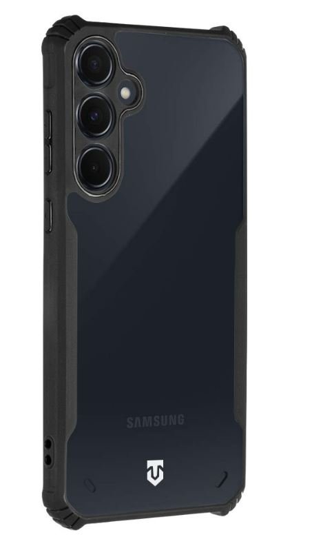 Tactical Quantum Stealth Kryt pro Samsung Galaxy A35 5G Clear/ Black - obrázek č. 1