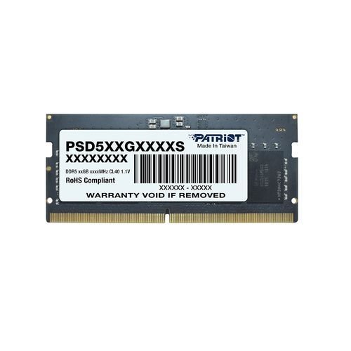 Patriot Signature Line/ SO-DIMM DDR5/ 8GB/ 5600MHz/ CL46/ 1x8GB - obrázek produktu