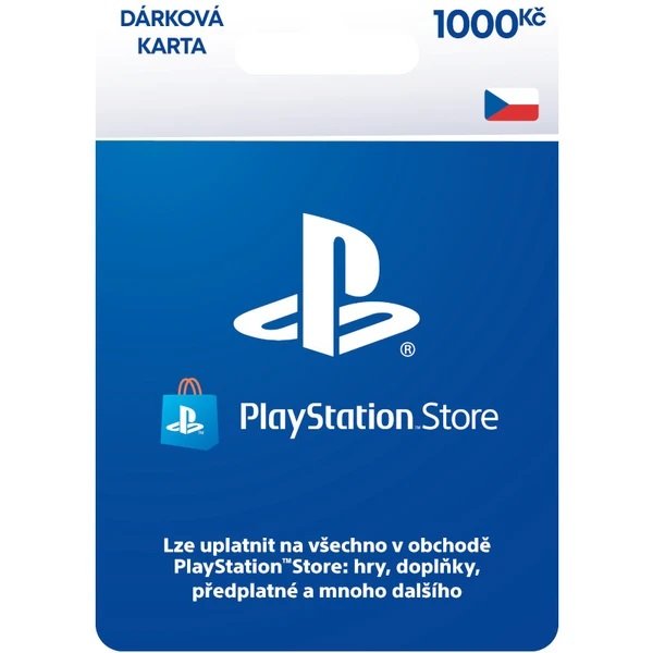PlayStation Live Cards 1000Kč Hang pro CZ PS Store - obrázek produktu